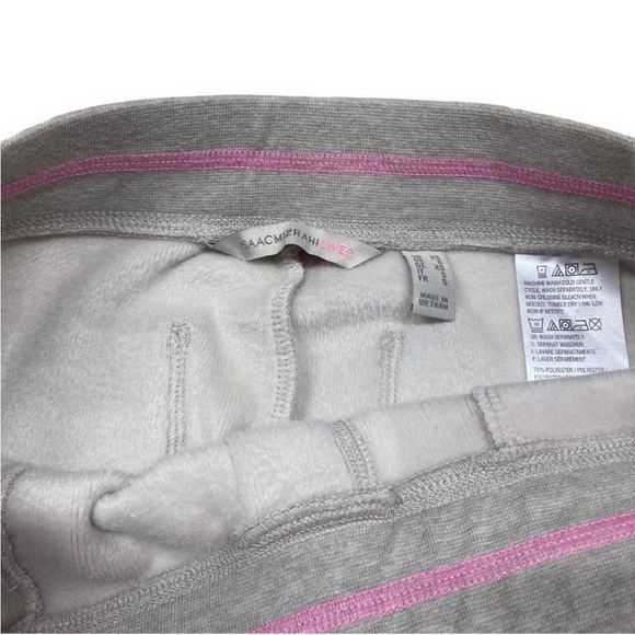 Isaac Mizrahi Live! Pintuck French Terry Joggers XS Heather Light Grey - Picture 5 of 9